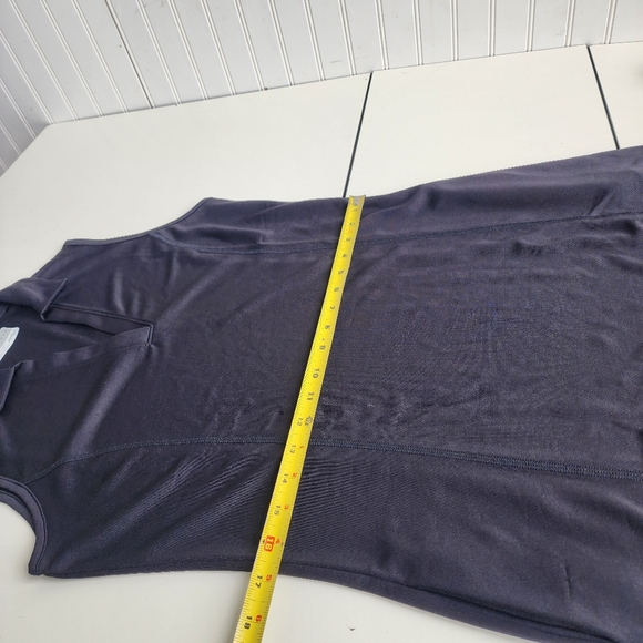 NWT $68 PGA Tour Airflux Golf Dress Black Athletic V-Neck Collared UPF 50 Sz M - Picture 10 of 16